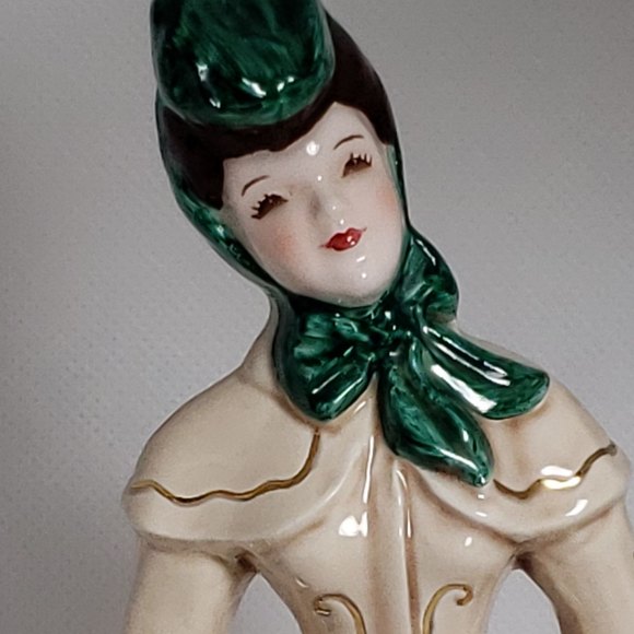 Vintage Florence Ceramics Lady Figurine "Lillian" Edwardian Victorian Era - Picture 6 of 9